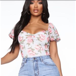 Fashion Nova Floral Top